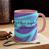18CMSM  Colorful Marble Hebrews  8:12 Mug