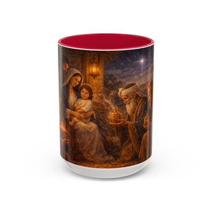 BSM50 The Magi Visit Jesus with Gifts Mug