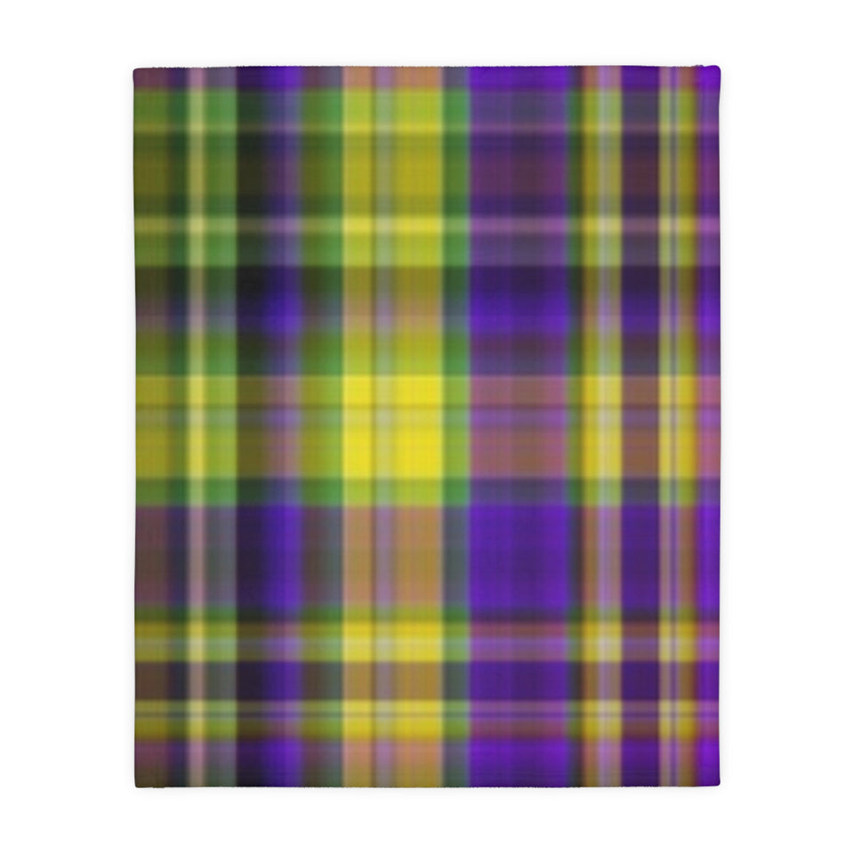 26CB  Colorful Plaid Blanket
