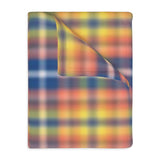 2CB  Colorful Plaid Blanket