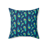 65PCF  Peacock Feather Pillow