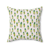 42PCF  Peacock Feather Pillow