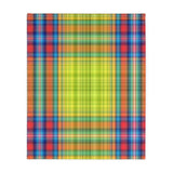 64CB  Colorful Plaid Blanket