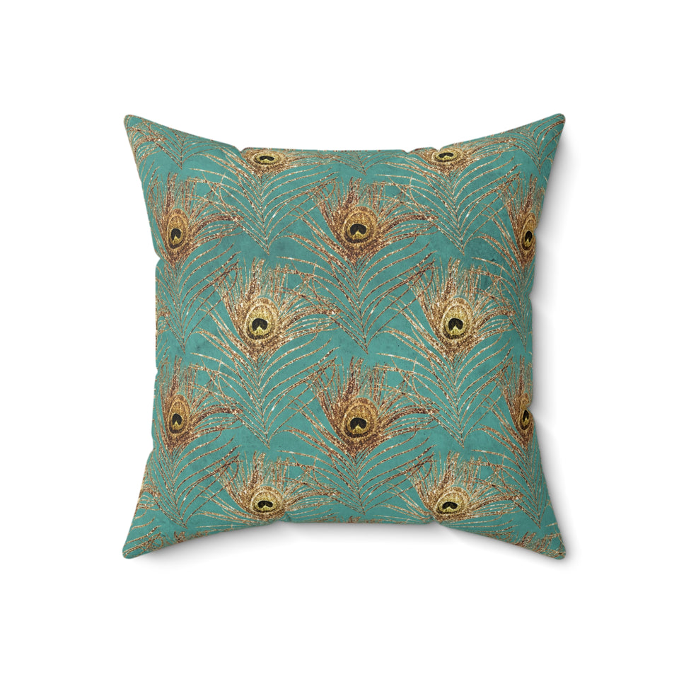 5PCF  Peacock Feather Pillows