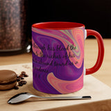 11CMSM  Colorful Marble Ephesians 1:7-8 Mug