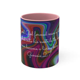 60CMSM  Colorful Marble Genesis 2:7 Mug