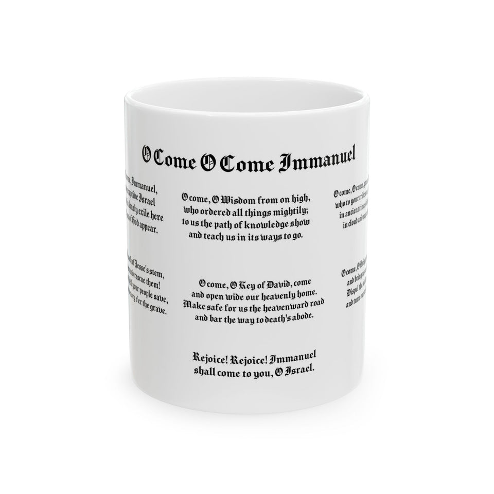 39H  O Come O Come  Immanuel  Mug