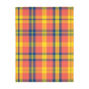 9CB  Colorful Plaid Blanket