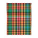 63CB  Colorful Plaid Blanket