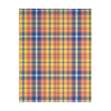2CB  Colorful Plaid Blanket