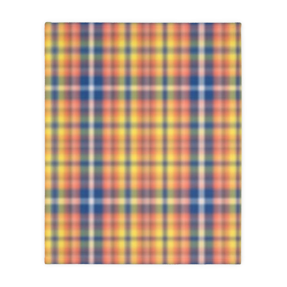 2CB  Colorful Plaid Blanket