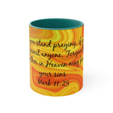 15CMSM  Colorful Marble Mark 11:25 Mug