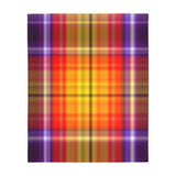 51CB  Colorful Plaid Blanket