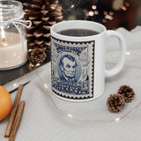 3ALSM  Abraham Lincoln US Stamp mug