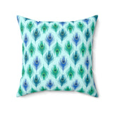 32PCF  Peacock Feather Pillow