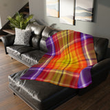 51CB  Colorful Plaid Blanket