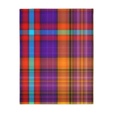 37CB  Colorful Plaid Blanket