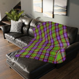 41CB  Colorful Plaid Blanket