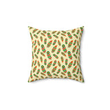 43PCF  Peacock Feather Pillow