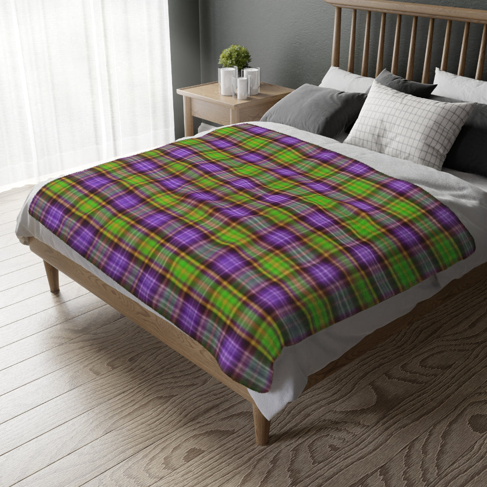 41CB  Colorful Plaid Blanket