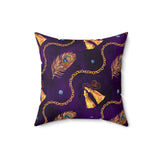 39PCF  Peacock Feather Pillow