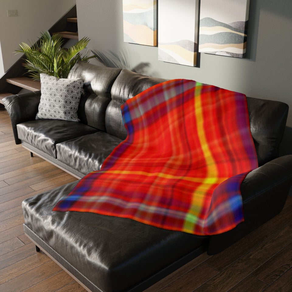 46CB  Colorful Plaid Blankets