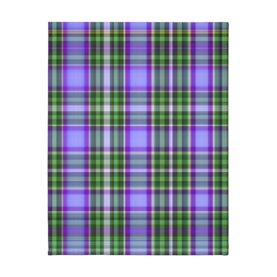 32CB  Colorful Plaid Blanket