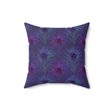 14PCF  Peacock Feather Pillow