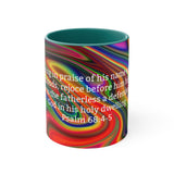 42CMSM Colorful Marble Psalms 68:4-5  Mug