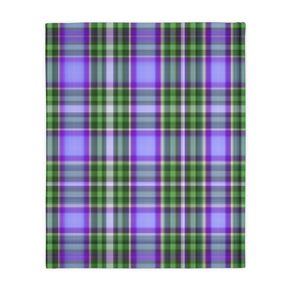 32CB  Colorful Plaid Blanket