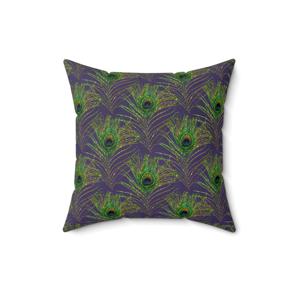 11PCF  Peacock Feather Pillow