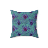 3PCF  Peacock Feather Pillow