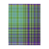 27CB  Colorful Plaid Blanket