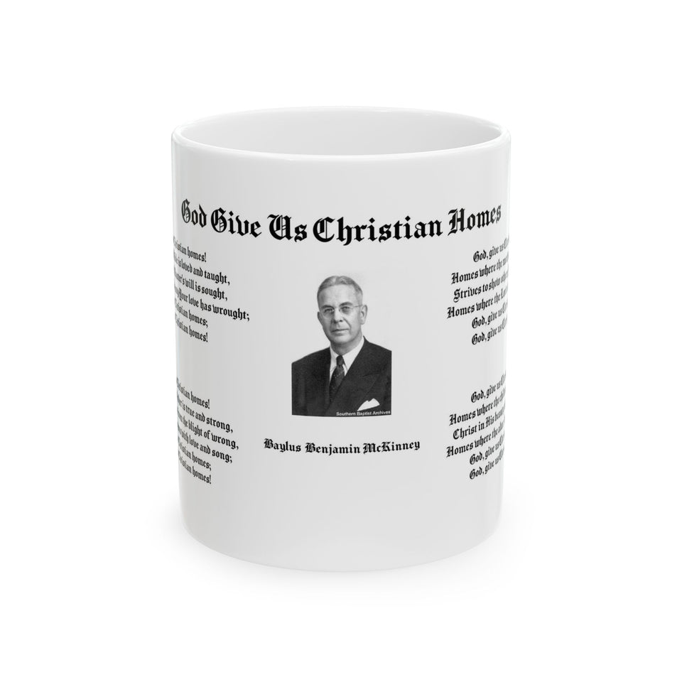 60H  God Give Us Christian Homes Mug