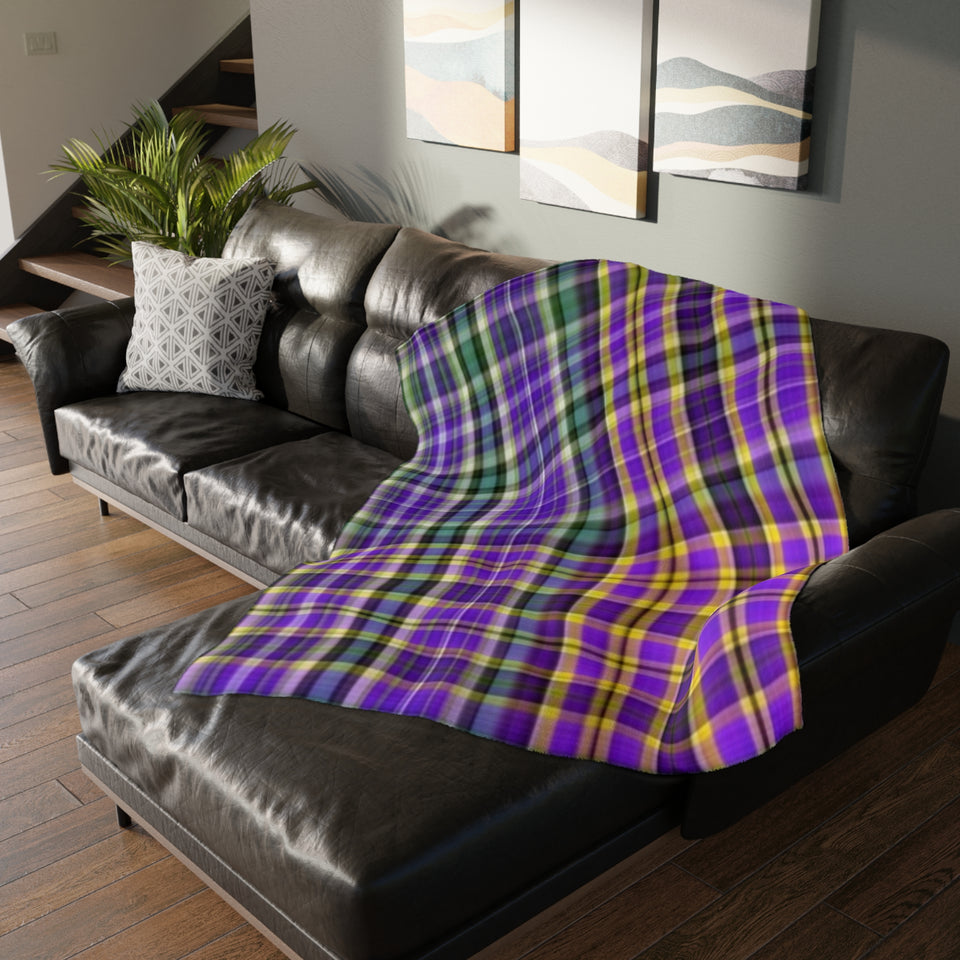 29CB  Colorful Plaid Blanket