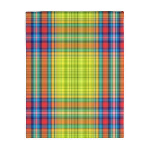 64CB  Colorful Plaid Blanket