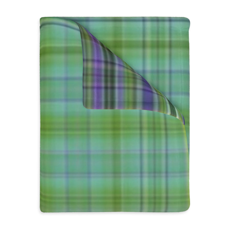 27CB  Colorful Plaid Blanket