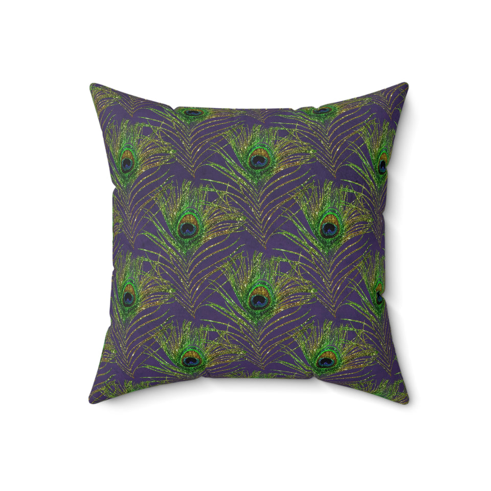11PCF  Peacock Feather Pillow