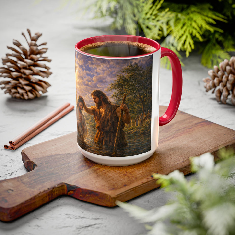 BSM53. Jesus Baptism Mug