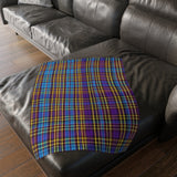 48CB  Colorful Plaid Blanket