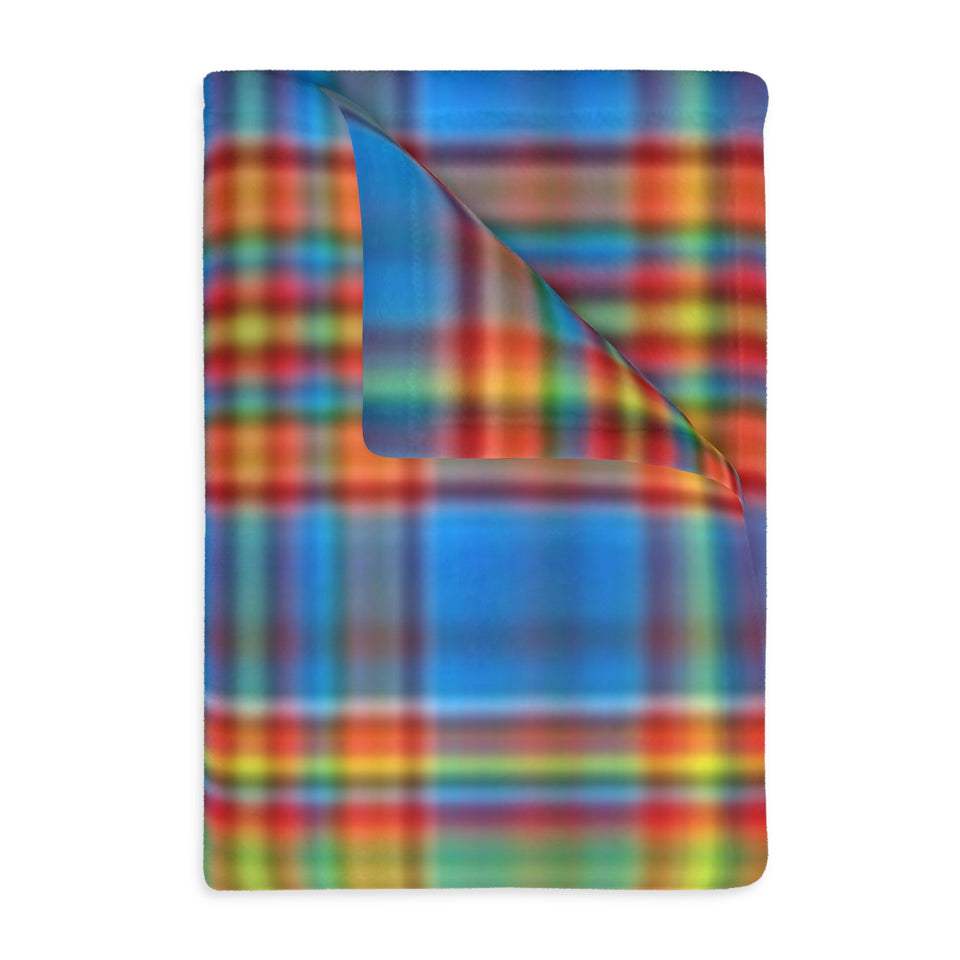 70CB Colorful Plaid Blanket