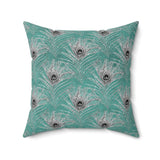 4PCF  Peacock Feather Pillow