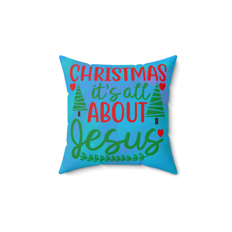 10WCP  Watercolor Christian Pillow
