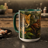 AM43  Leopard Jungle Mug