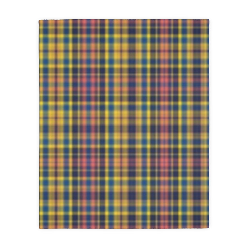 7CB  Colorful Plaid Blanket