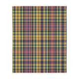 7CB  Colorful Plaid Blanket