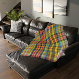 59CB  Colorful Plaid Blanket
