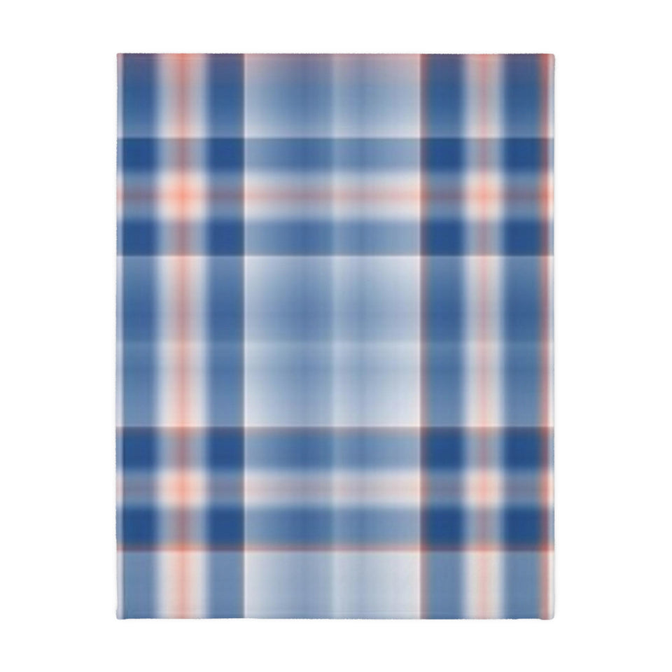 5CB  Colorful Plaid Blanket