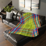 64CB  Colorful Plaid Blanket