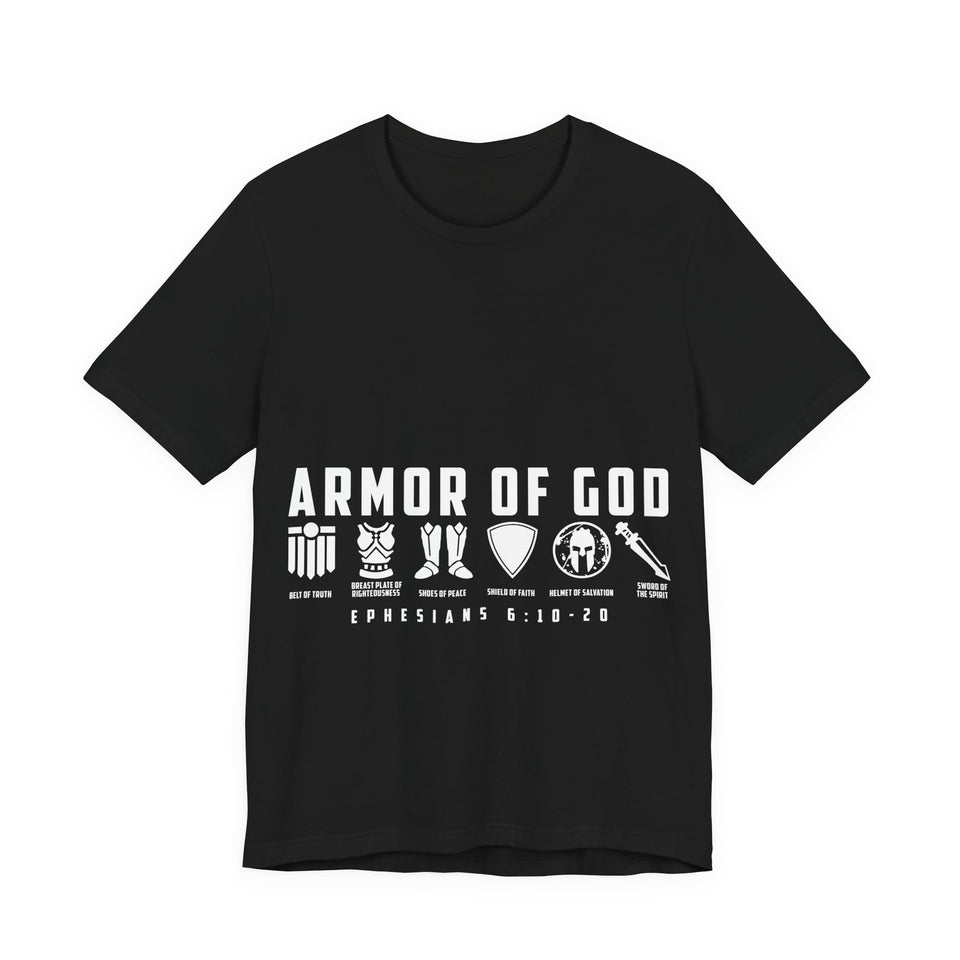 2CTS   Unisex christian t shirt Armor of God
